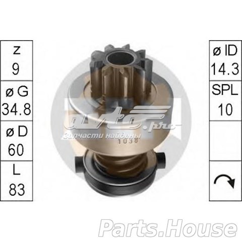 Compre ZN1038 ZEN Roda-livre do motor de arranco