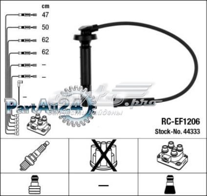 Fios de alta voltagem, kit NGK RCEF1206 preço, a partir de 46,97 USD