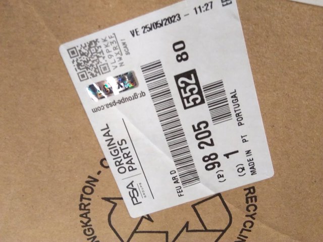 Lanterna traseira direita Peugeot/Citroen 9820555280 preço, a partir de 178,77 USD