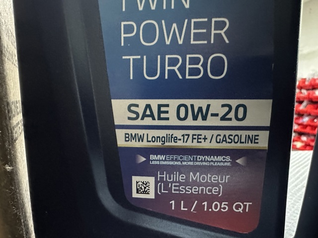 Óleo para motor 83215B49CA2 BMW