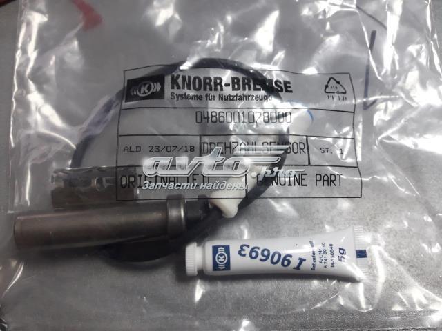 Sensor ABS Knorr-bremse 0486001078000