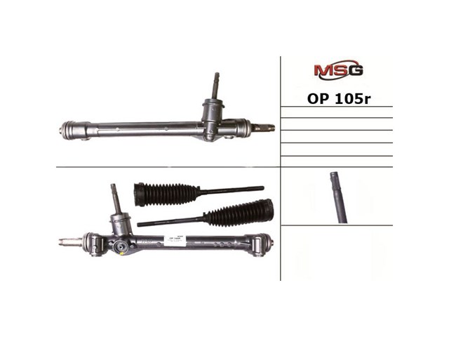 Compre SZ204 MSG Cremalheira da direção