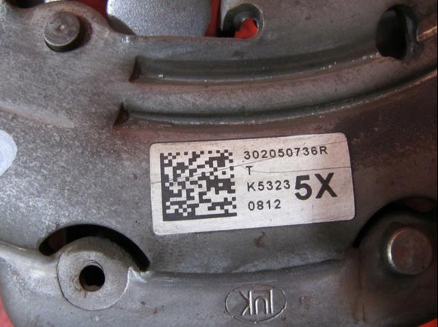 Kit de embraiagem (3 peças) 301012572R Renault (RVI)