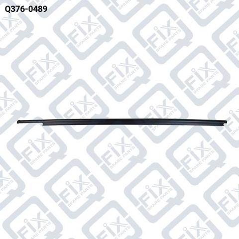 Moldura de vidro deslizante da porta dianteira esquerda Q3760489 Q-fix