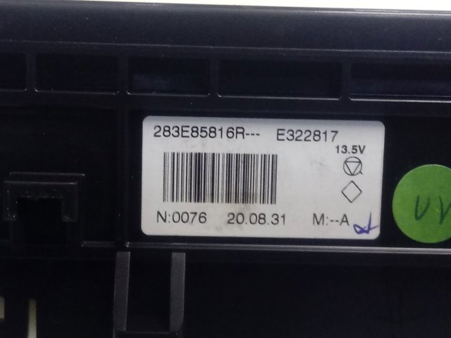  Botão de ativação do sinal de emergência Dacia Sandero III hatchback (2021 - 2026) III