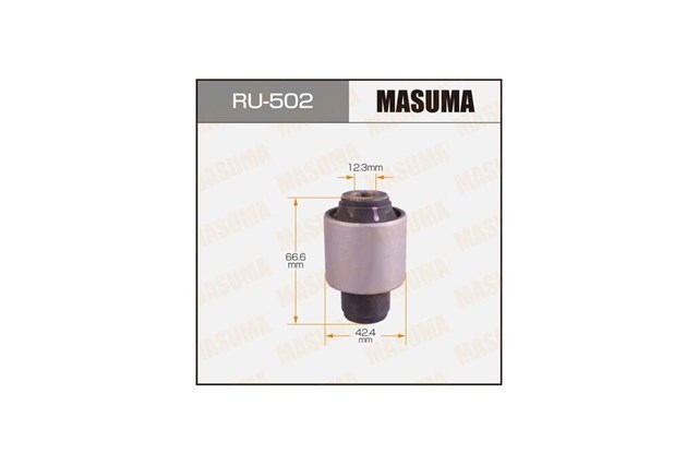 RU502 Masuma Bloco silencioso do braço oscilante inferior traseiro