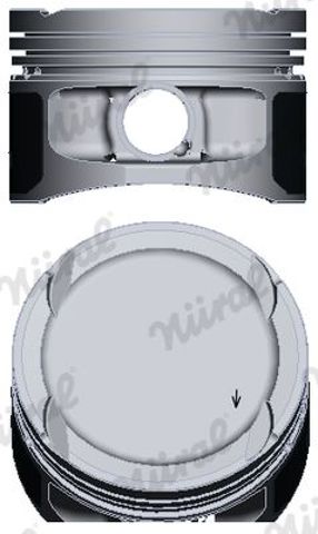 Pistão do kit para 1 cilindro, STD 8744780000 Nural