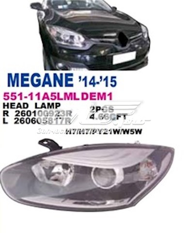 Compre 55111A5LMLDEM1 Depo/Loro/Abakus Luz esquerda