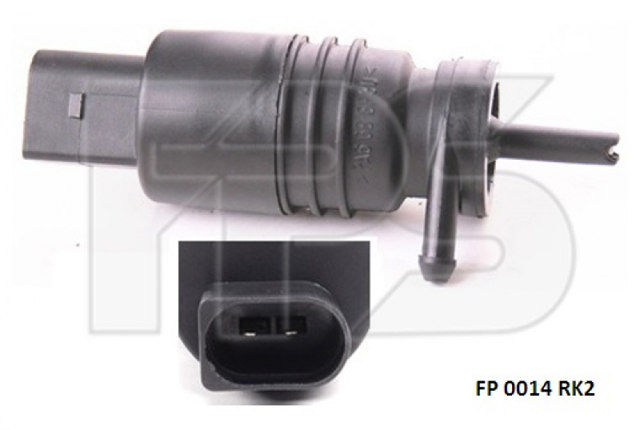 FP0014RK2 FPS Bomba de motor de fluido para lavador de vidro dianteiro