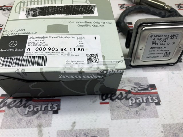 Sensor traseiro de óxidos de nitrogênio NOX A000905841180 Mercedes