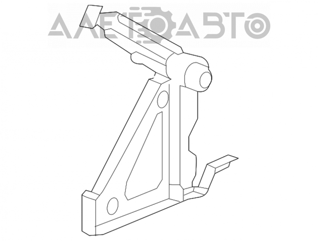 Gozno da capota direito 654005NN0A Nissan/Infiniti