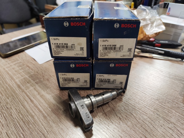 Par de imersão da Bomba de Combustível de Pressão Alta Bosch 1418415066