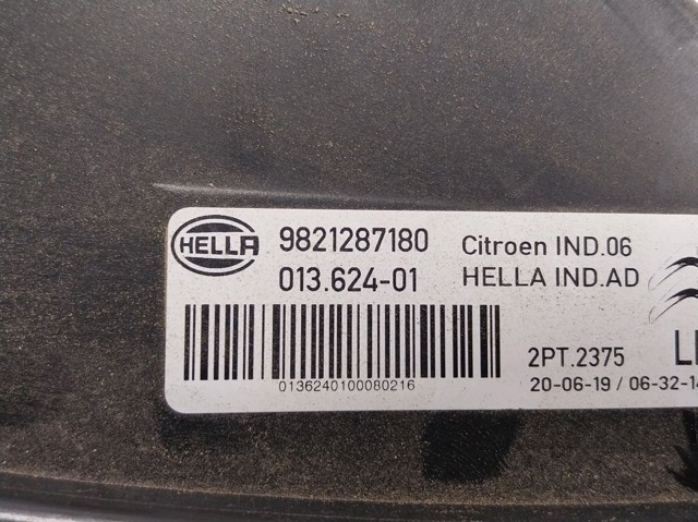 9821287180 Peugeot/Citroen Luzes máximas esquerdas