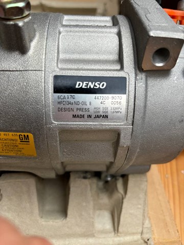 90457635 General Motors Compressor de aparelho de ar condicionado