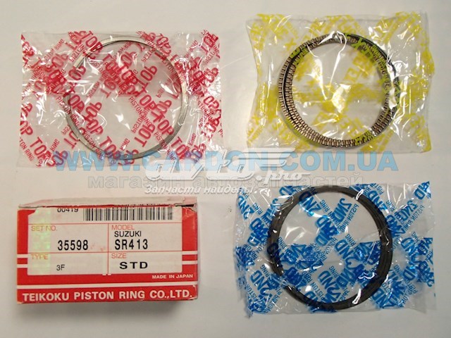 Anéis do pistão para 1 cilindro, STD. TPR 35598STD preço, a partir de 42,12 USD