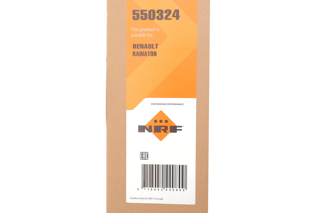 Radiador de esfriamento de motor 550324 NRF