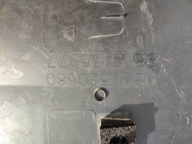 Moldura da porta traseira esquerda inferior 9820520680 Peugeot/Citroen