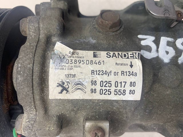 Compressor de aparelho de ar condicionado Peugeot/Citroen 9802501780 preço, a partir de 243,54 EUR