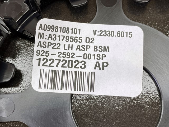 Compre A0998108101 Mercedes Elemento espelhado do espelho de retrovisão esquerdo