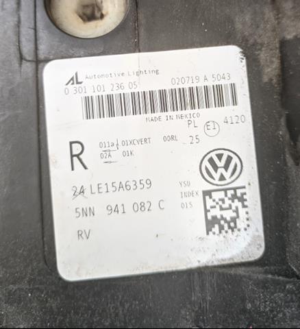  VAG 5NN941082 preço, a partir de 1656,49 USD