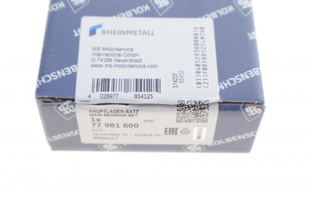 77981600 Kolbenschmidt Folhas inseridas principais de cambota, kit, padrão (STD)