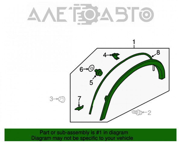 Compre FP4824382 FPS Expansor direito (placa sobreposta) de arco do pára-lama traseiro