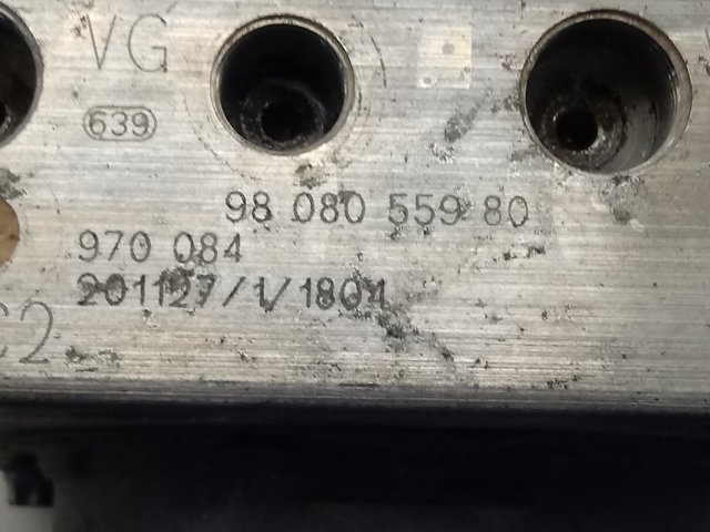Compre 9808055980 Peugeot/Citroen Unidade hidráulico de controlo ABS