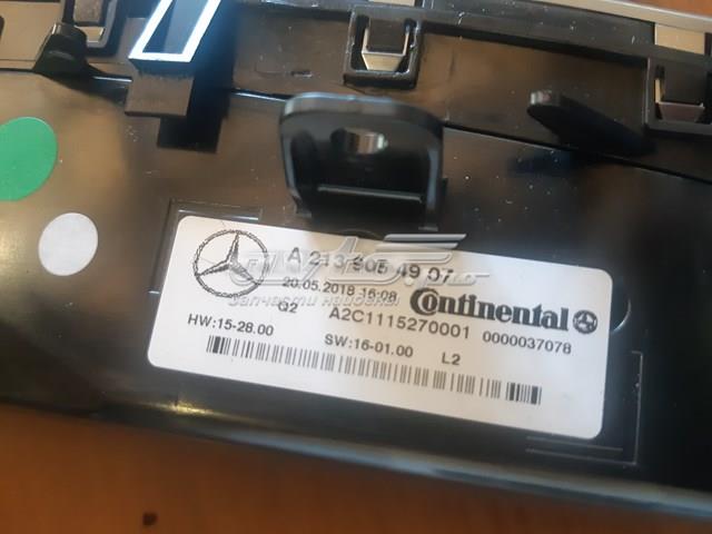 Unidade de controlo dos modos de aquecimento/condicionamento para Mercedes E  C238