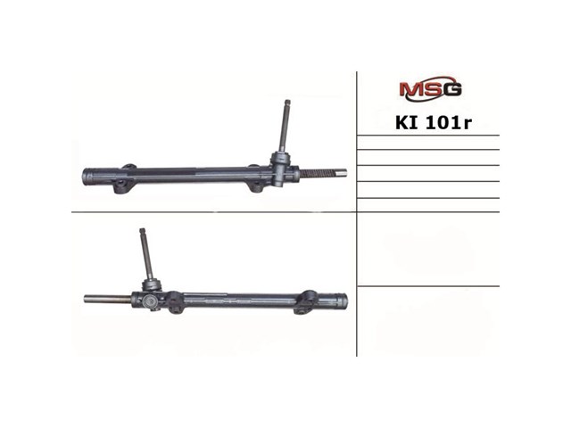 KI101R MSG Rebuilding Cremalheira da direção