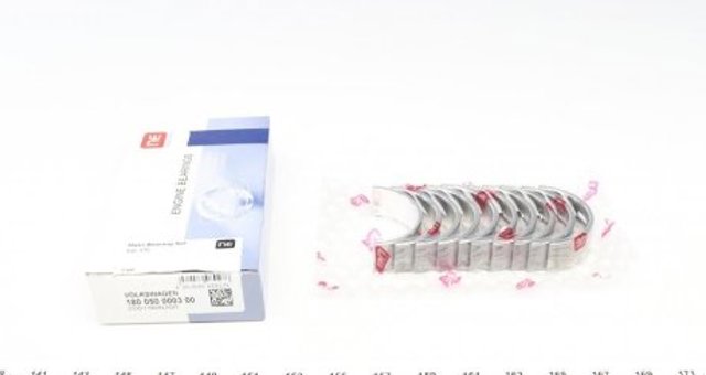 180050000300 NE/NPR Folhas inseridas principais de cambota, kit, padrão (STD)