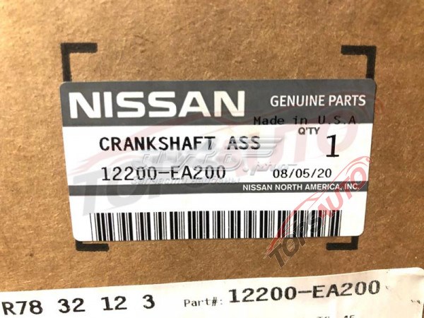 Compre 122009BF0A Nissan/Infiniti Cambota de motor