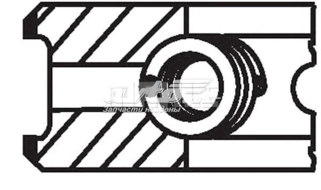 Compre 039RS001130N2 Mahle Original Anéis do pistão para 1 cilindro, 2ª reparação ( + 0,50)