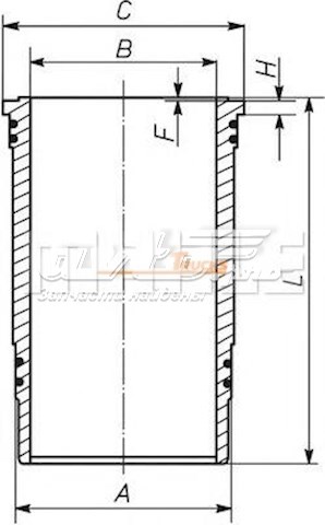 Camisa do pistão Mahle Original 227WN3701 preço, a partir de 87,57 USD