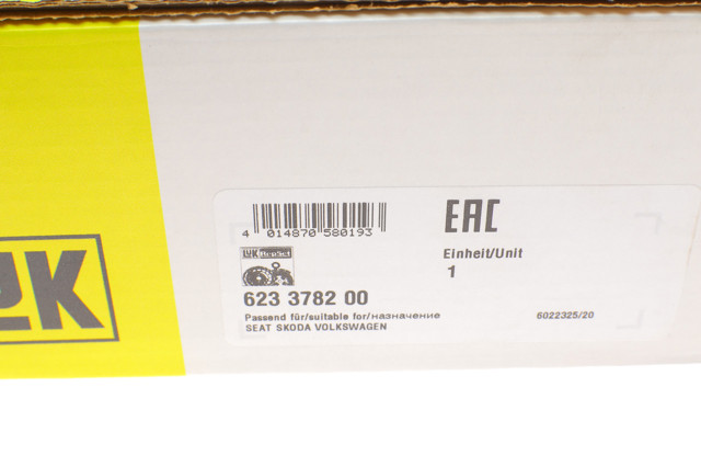 623378200 LUK Kit de embraiagem (3 peças)