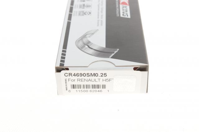 Folhas inseridas de cambota de biela, kit, 1ª reparação ( + 0,25) King CR4690SM025