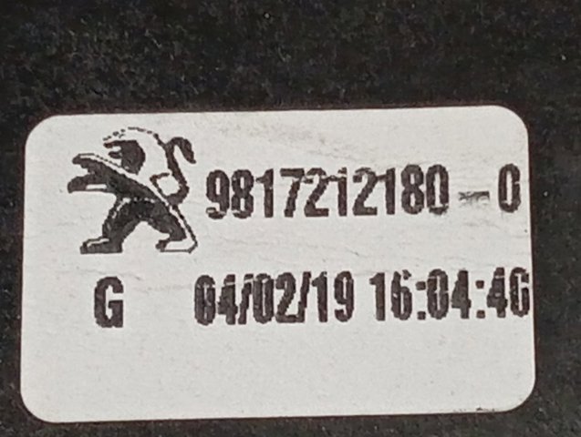 Mecanismo de acionamento de vidro da porta dianteira esquerda 9817212180 Peugeot/Citroen