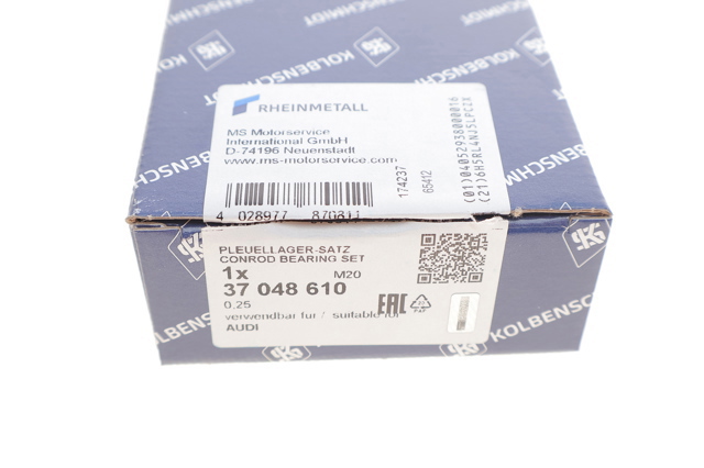 Compre 37048610 Kolbenschmidt Folhas inseridas de cambota de biela, kit, 1ª reparação ( + 0,25)