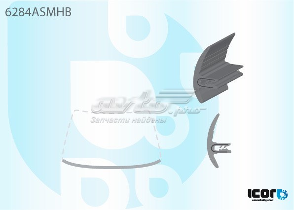 Moldura inferior de pára-brisas FPS GS5051P134X preço, a partir de 30,22 USD