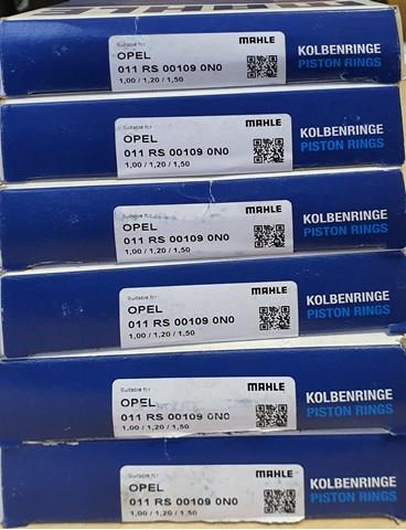 Anéis do pistão para 1 cilindro, STD. 011RS001090N0 Mahle Original