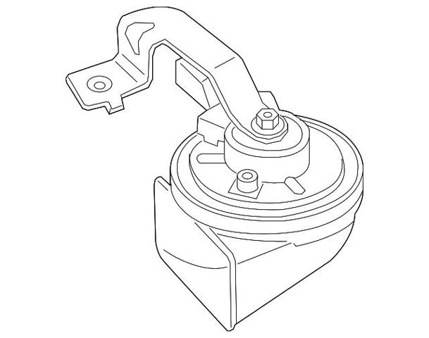 61337873355 BMW Sinal sonoro (cláxon)