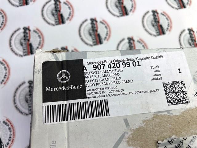 Sapatas do freio dianteiras de disco A9074209901 Mercedes