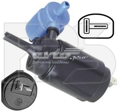 Bomba de motor de fluido para lavador de vidro dianteiro/traseiro FPS FP1105RK2