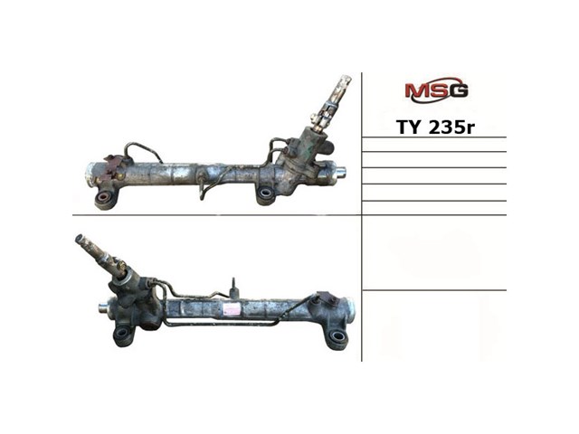 Cremalheira da direção MSG Rebuilding TY233R
