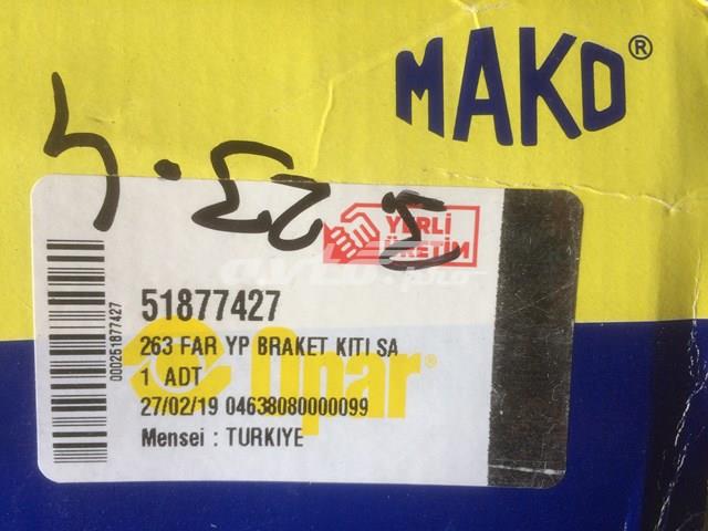 Compre 51877428 Fiat/Alfa/Lancia Consola (adaptador) de fixação da luz dianteira esquerda