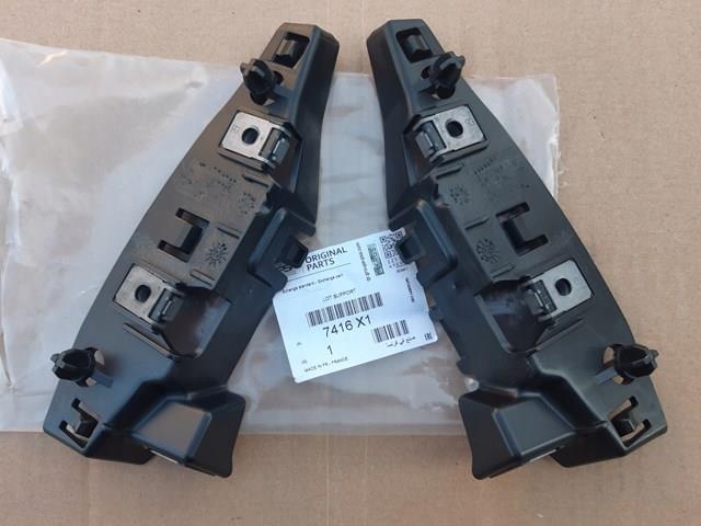 7416X1 Peugeot/Citroen Kit de suportes/ fixações do para-choque dianteiro
