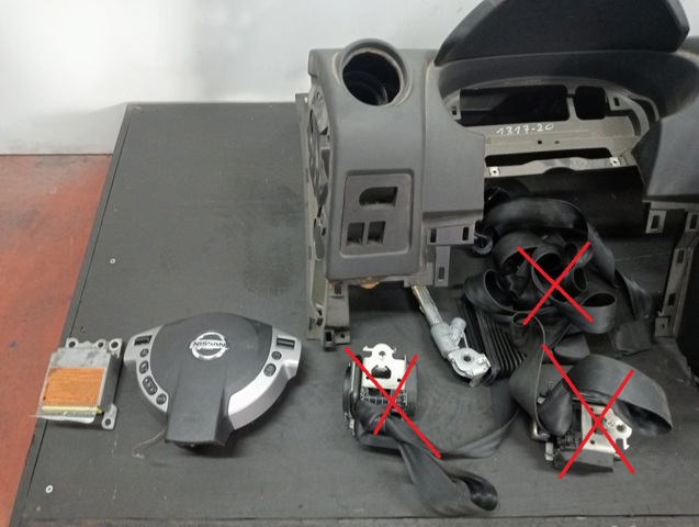Módulo processador de controlo da bolsa de ar (Centralina eletrônica AIRBAG) Nissan/Infiniti 98820JD10A preço, a partir de 74,91 USD
