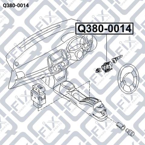 Compre Q3800014 Q-fix Anel AIRBAG de contato, cabo plano do volante