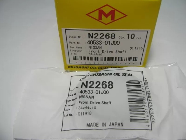 Compre N2268 Musashi Bucim do semieixo do eixo dianteiro