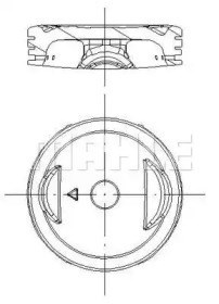 Compre 640RS101020N0 Mahle Original Kit de anéis de pistão de motor, STD.