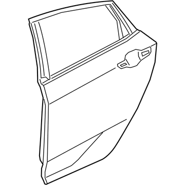 Porta traseira direita Honda 67510TGJQ00ZZ preço, a partir de 146,94 USD